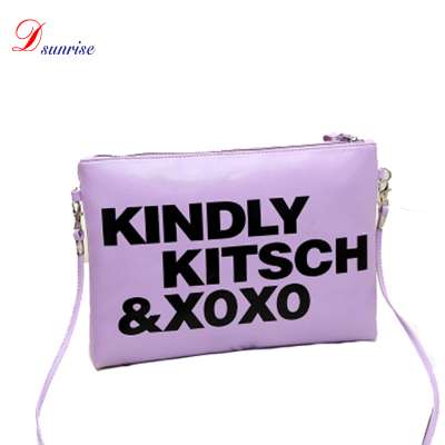 Italian pure purple imperial leather handbags