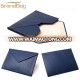 classic design genuine leather executive folder portfolio PU leather A4 document holder envelope document folder